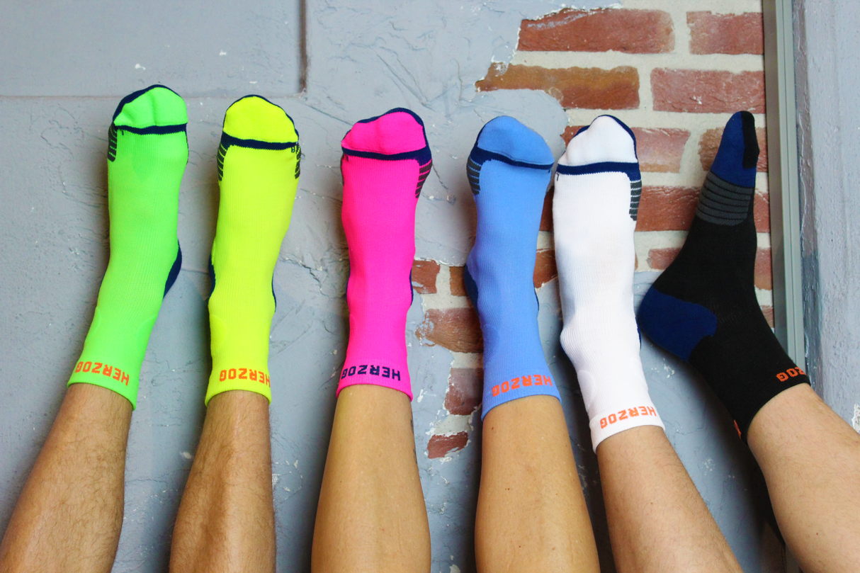 Herzog PRO Compressie Enkelsokken groen