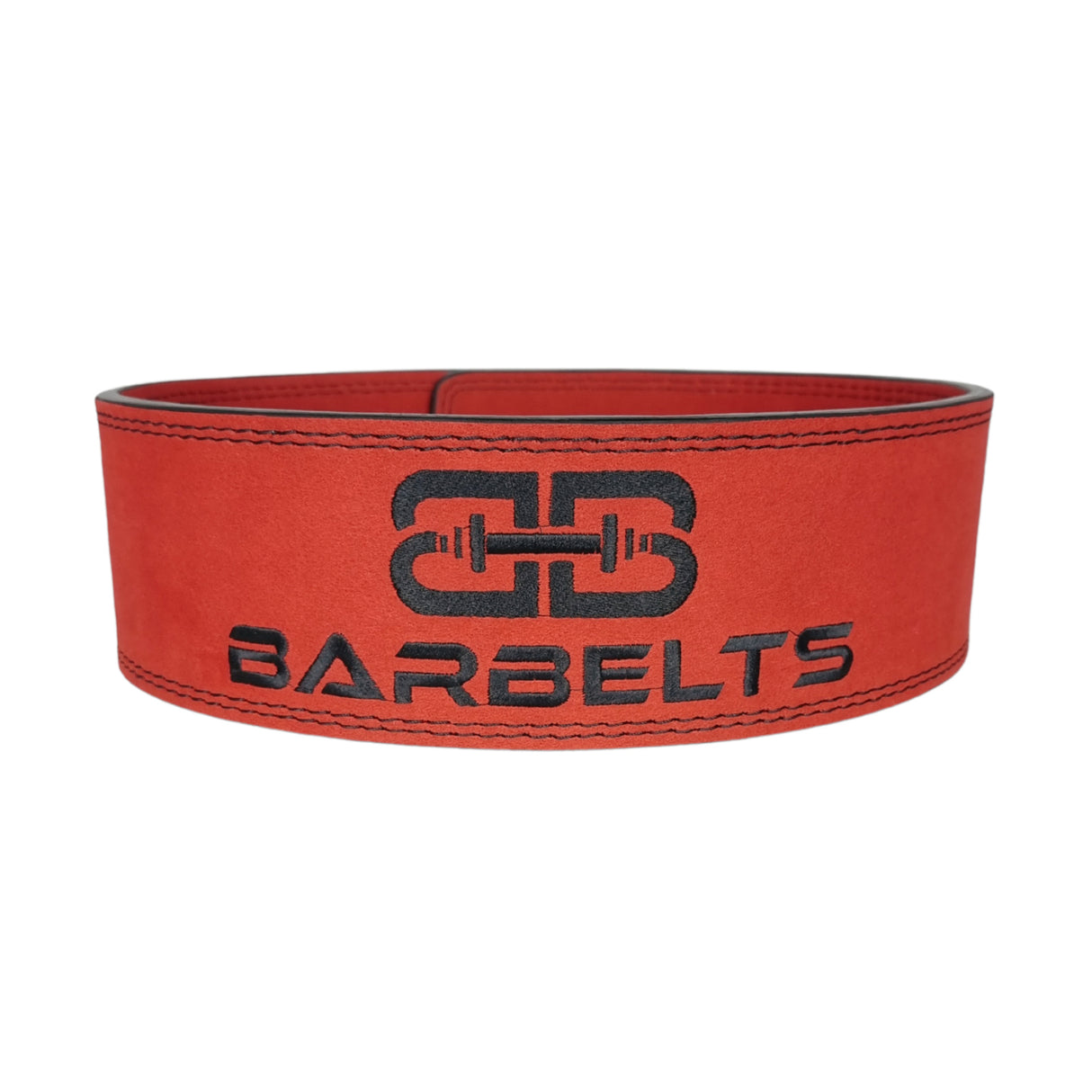 Barbelts Lever belt 10mm Red - Powerlift riem