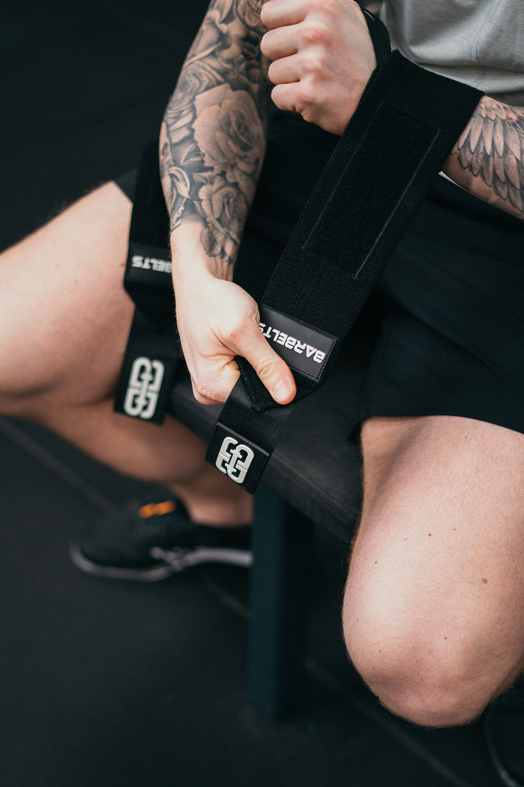 Barbelts Wrist wraps - zwart - 50cm