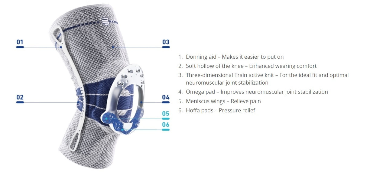 Bauerfeind GenuTrain Kniebrace