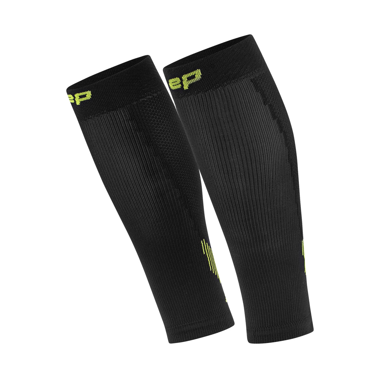 CEP Calf sleeves Core Run 5.0 - zwart/groen