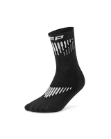 CEP Core Run Merino Mid Cut Sokken 3.0 - zwart/wit