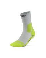 CEP Hiking Light Cushion Mid Cut Wandelsokken - grijs/lime