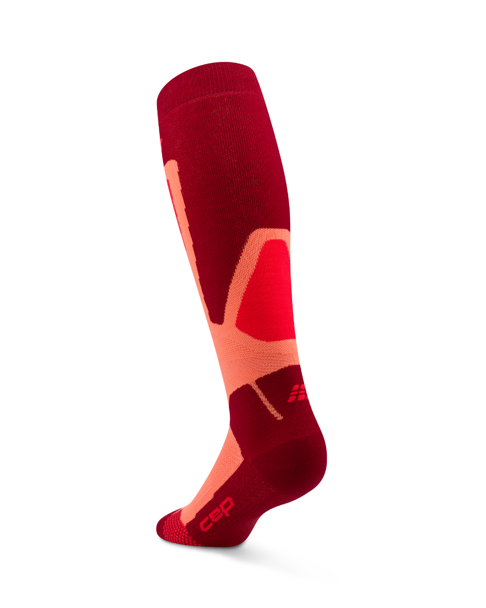 CEP Ski Thermo Skisokken 4.0 - rood/koraal