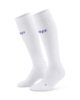 CEP Core Run Ultralight Compressiekousen - Wit