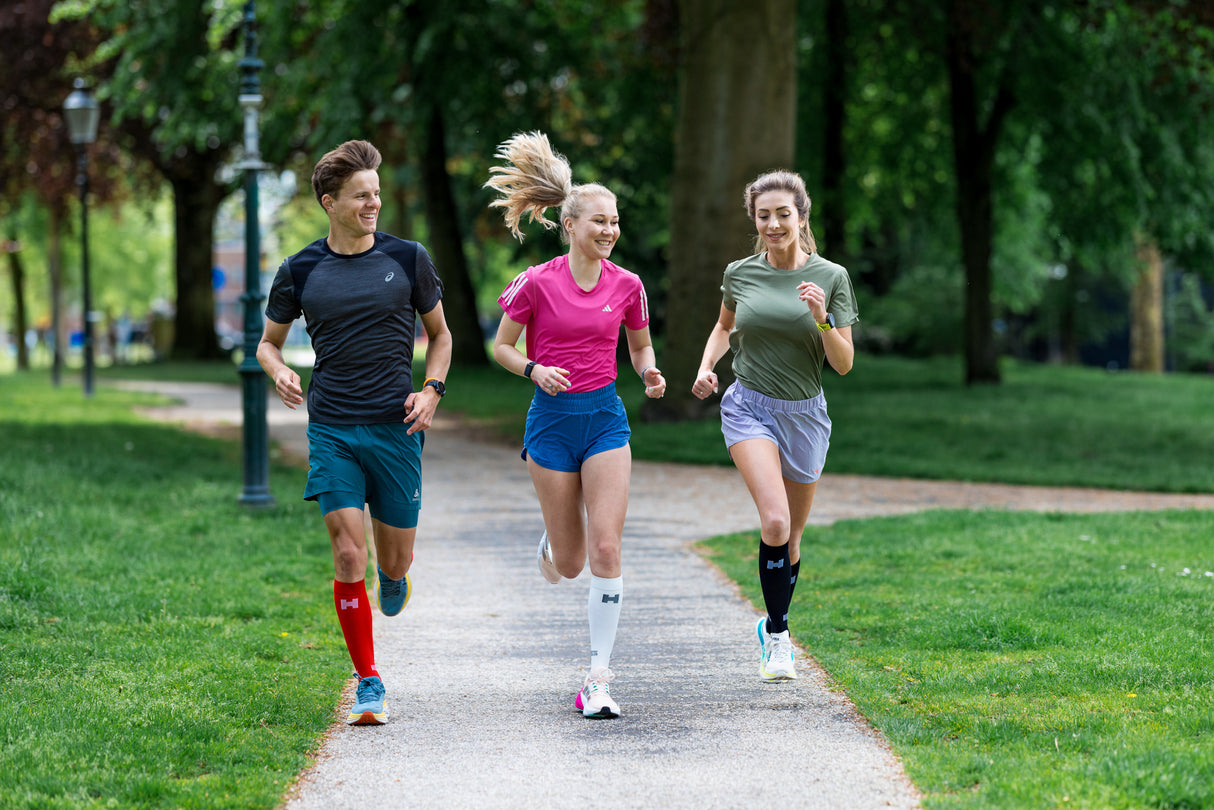 Herzog PRO Compressiekousen rood