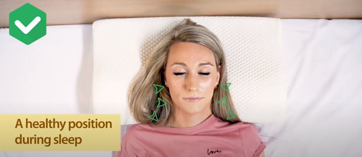 Qmed Ergo Traagschuim Hoofdkussen