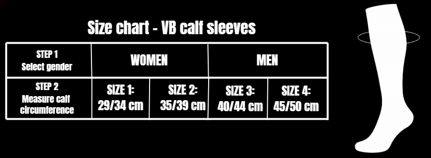VB Ultra Calf Sleeves - Zwart