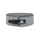 Barbelts Lever belt 10mm Grijs - powerlift riem