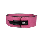Barbelts Lever belt 10mm Roze - Powerlift riem