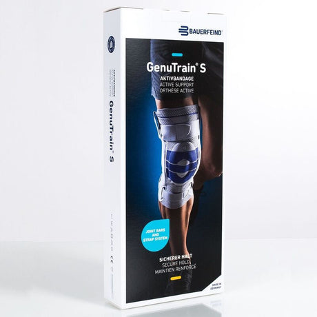 Bauerfeind GenuTrain S kniebrace - zwart
