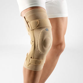 Bauerfeind GenuTrain S Pro Kniebrace - beige