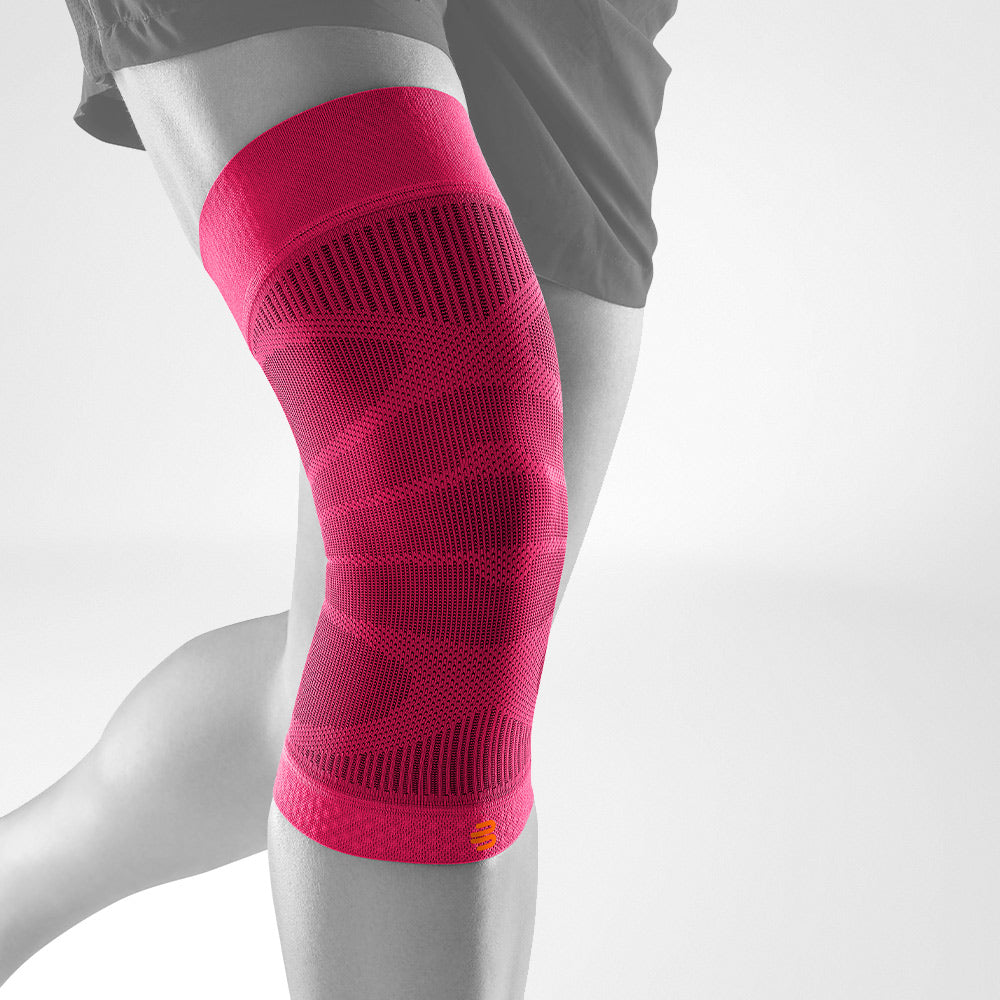 Bauerfeind Sports Compression Knee Support Kniesleeve - roze