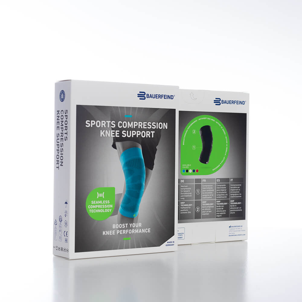 Bauerfeind Sports Compression Knee Support Kniesleeve - roze