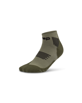CEP Core Run Low Cut Sokken 5.0 - olijfgroen