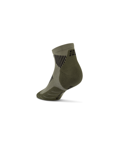 CEP Core Run Low Cut Sokken 5.0 - olijfgroen