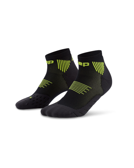 CEP Core Run Low Cut Sokken 5.0 - zwart/lime