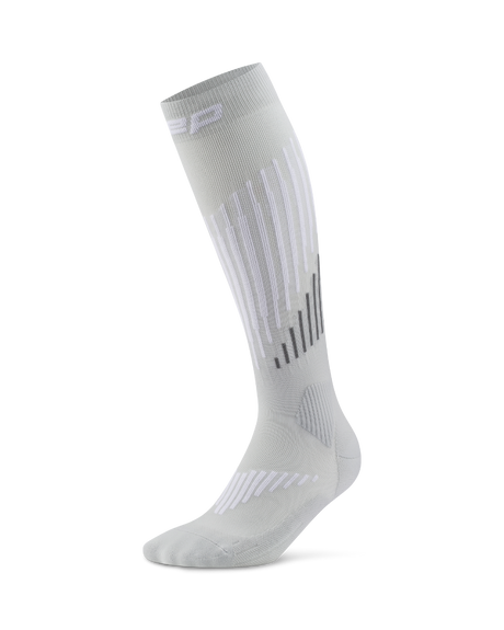 CEP Core Run Merino Compressiekousen 3.0 - grijs/wit