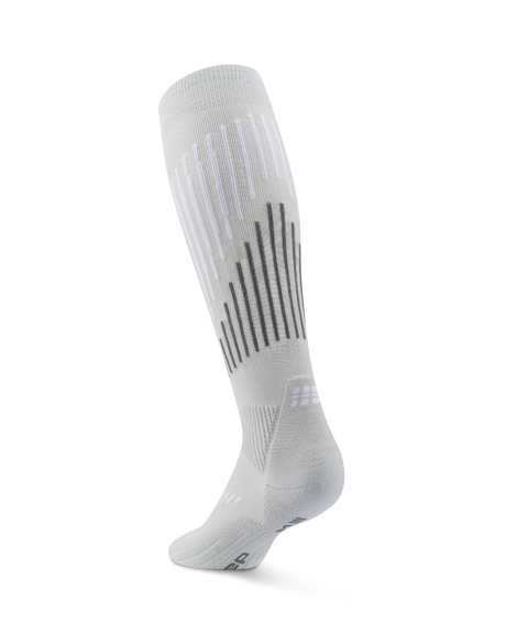 CEP Core Run Merino Compressiekousen 3.0 - grijs/wit
