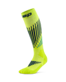 CEP Core Run Merino Compressiekousen 3.0 - lime/blauw