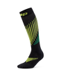 CEP Core Run Merino Compressiekousen 3.0 - zwart/lime