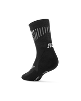 CEP Core Run Merino Mid Cut Sokken 3.0 - zwart/wit