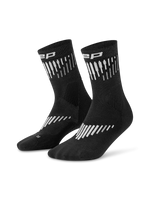 CEP Core Run Merino Mid Cut Sokken 3.0 - zwart/wit