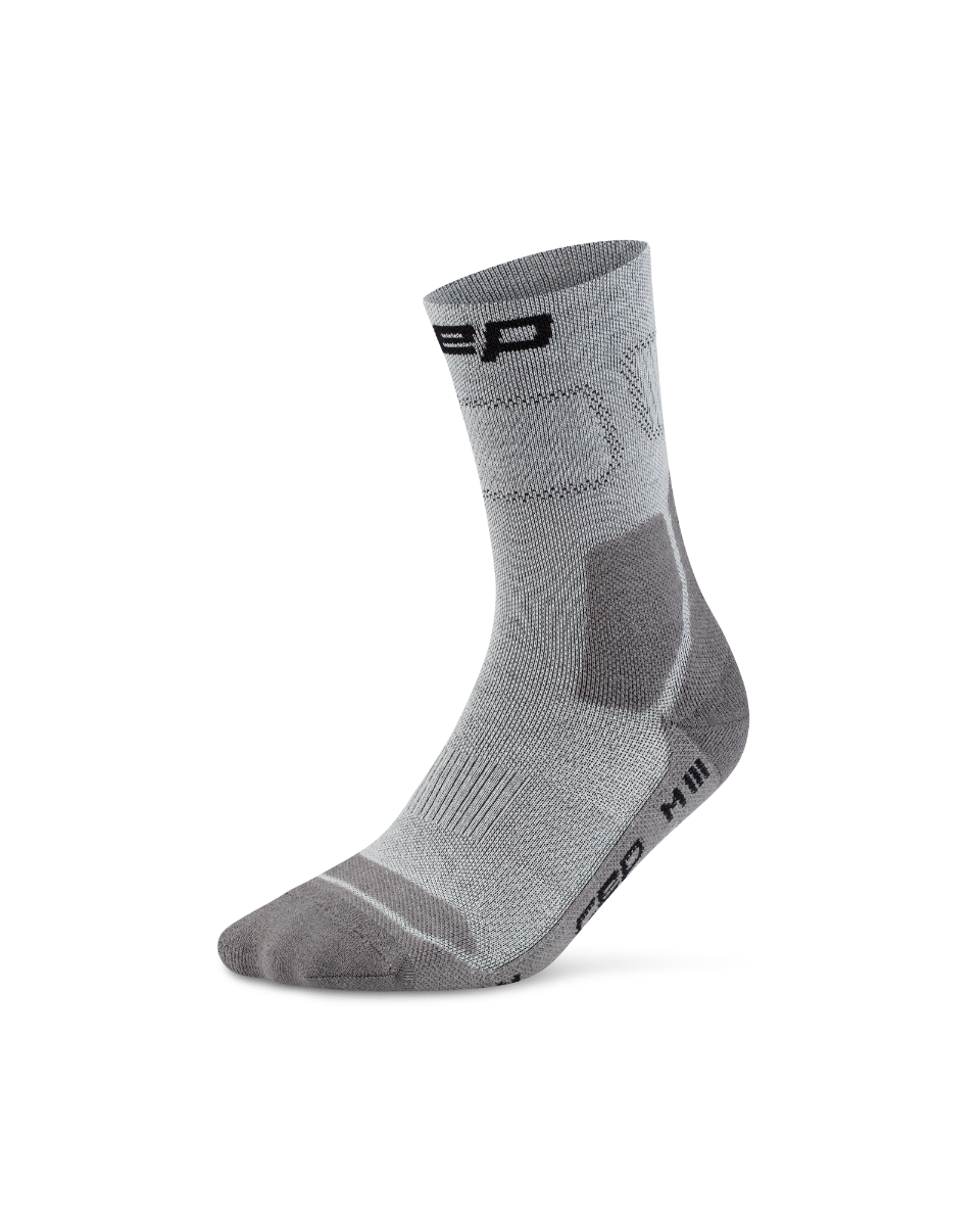 CEP Hiking Light Cushion Mid Cut Wandelsokken - grijs/donkergrijs