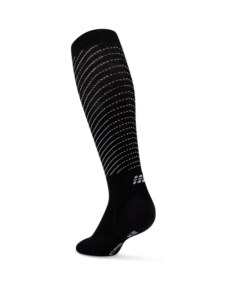 CEP Pro Run Reflective Compressiekousen 3.0 - zwart