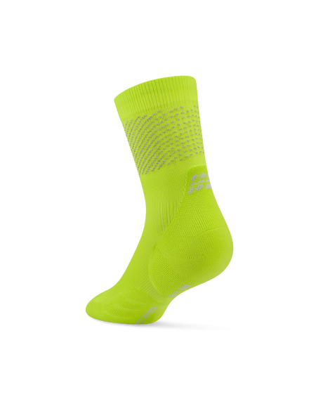 CEP Pro Run Reflective Mid Cut Sokken 3.0 - lime