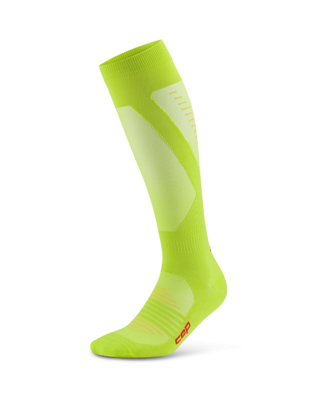 CEP Pro Run Ultralight Compressiekousen - lime