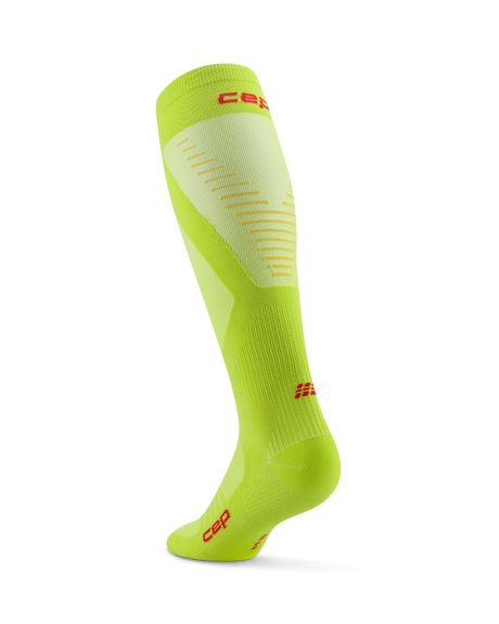 CEP Pro Run Ultralight Compressiekousen - lime