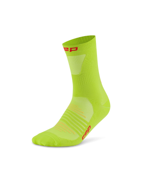 CEP Pro Run Ultralight Mid Cut Sokken - lime