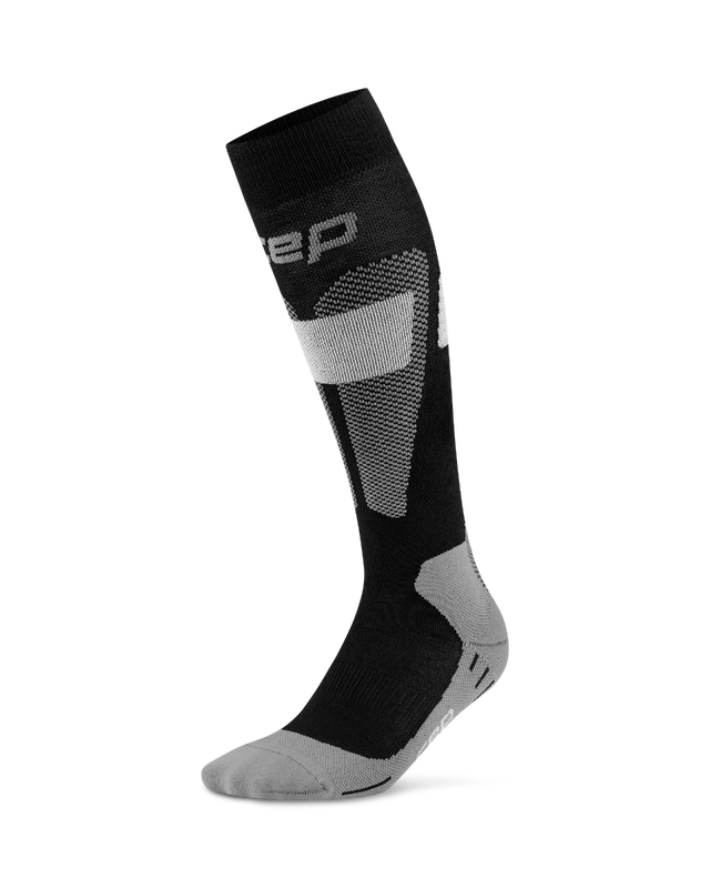 CEP Ski Merino Skisokken 3.0 - zwart/grijs
