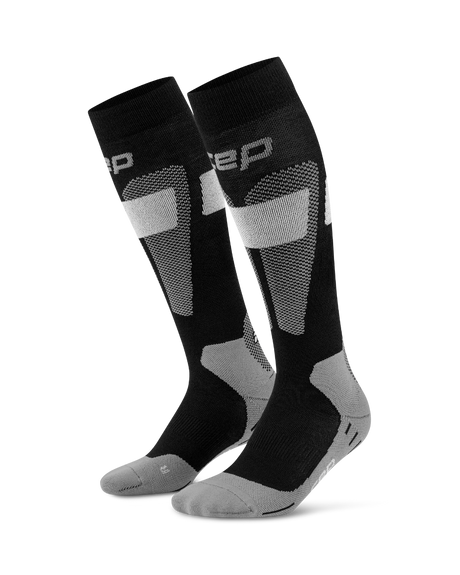 CEP Ski Merino Skisokken 3.0 - zwart/grijs