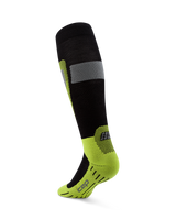 CEP Ski Merino Skisokken 3.0 - zwart/lime
