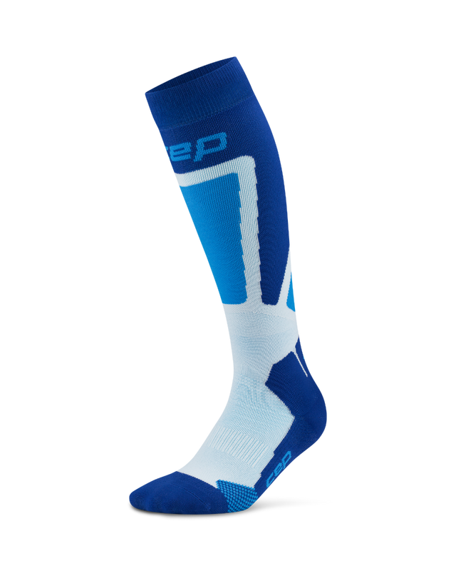 CEP Ski Thermo Skisokken 4.0 - blauw/aqua