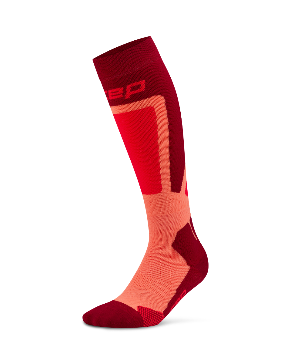 CEP Ski Thermo Skisokken 4.0 - rood/koraal