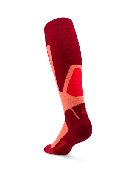 CEP Ski Thermo Skisokken 4.0 - rood/koraal