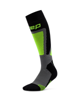 CEP Ski Thermo Skisokken 4.0 - zwart/lime