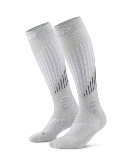 CEP Ski Touring Merino Skisokken 3.0 - grijs/wit
