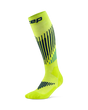 CEP Ski Touring Merino Skisokken 3.0 - lime/blauw