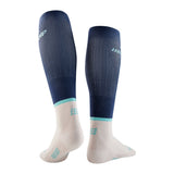 CEP Compressiekousen The Run - Blauw/Wit