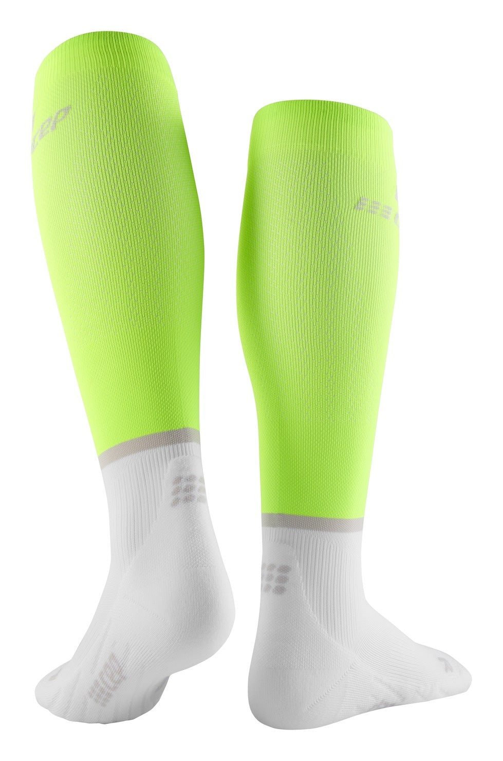CEP Compressiekousen The Run - Groen/wit