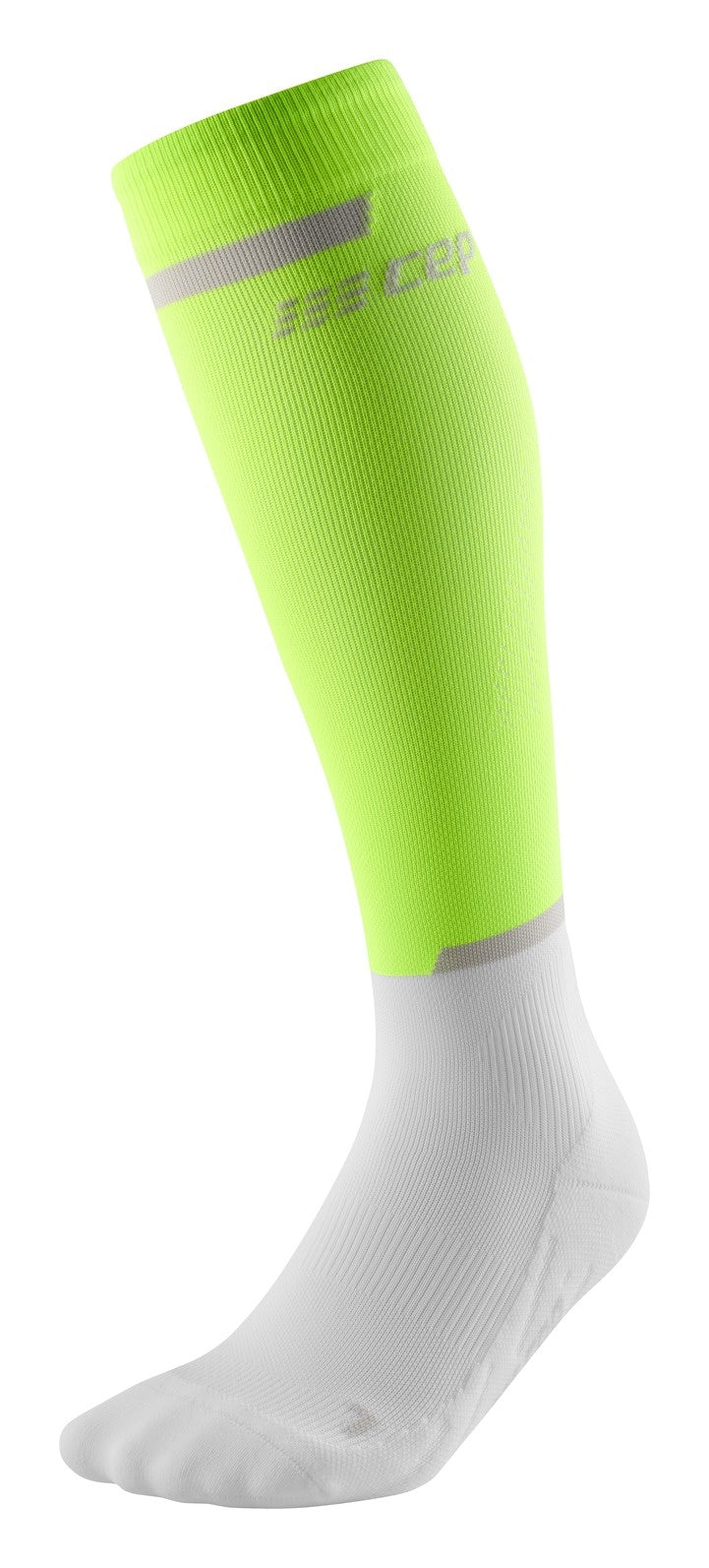 CEP Compressiekousen The Run - Groen/wit
