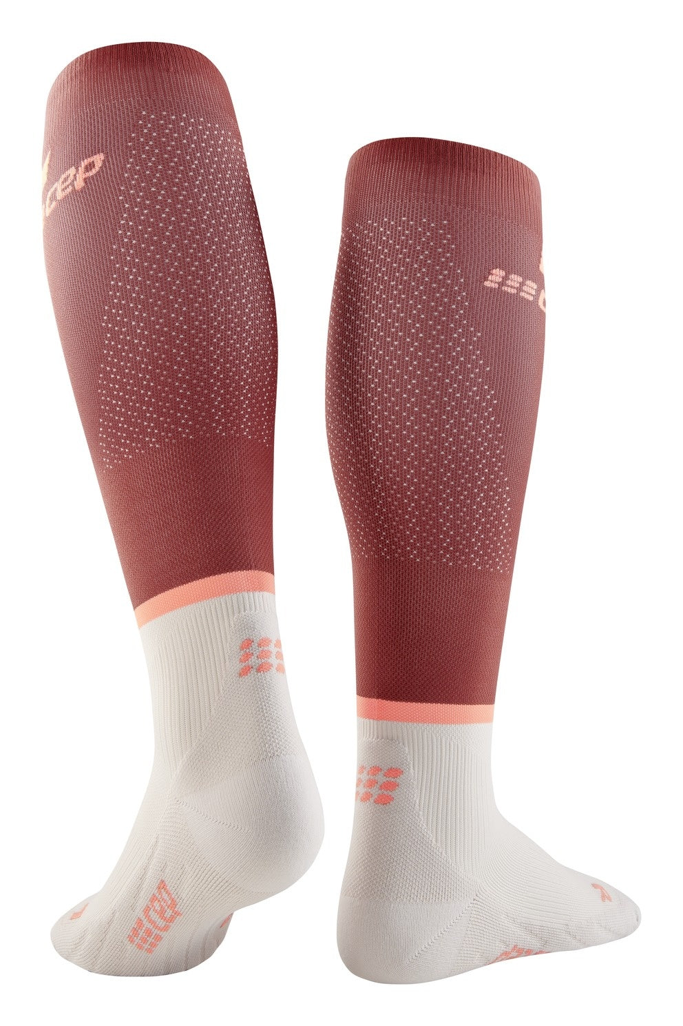 CEP Compressiekousen The Run -  Rood/wit