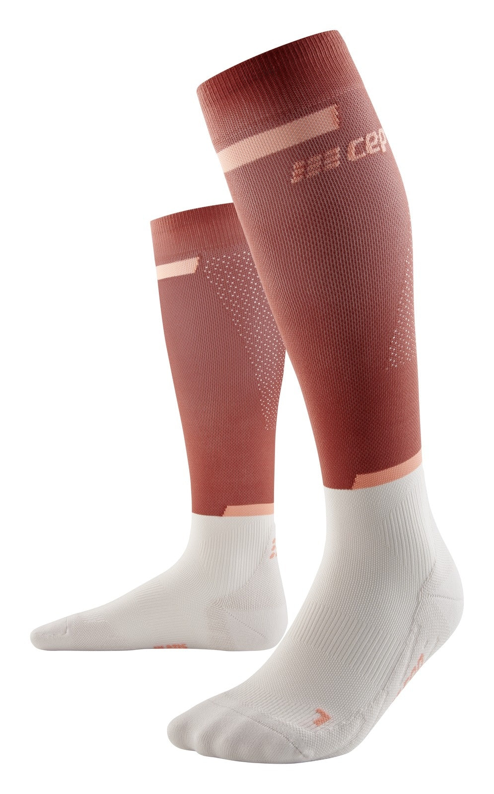 CEP Compressiekousen The Run -  Rood/wit