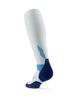 CEP Compressiekousen Core Run 5.0 - Wit/blauw