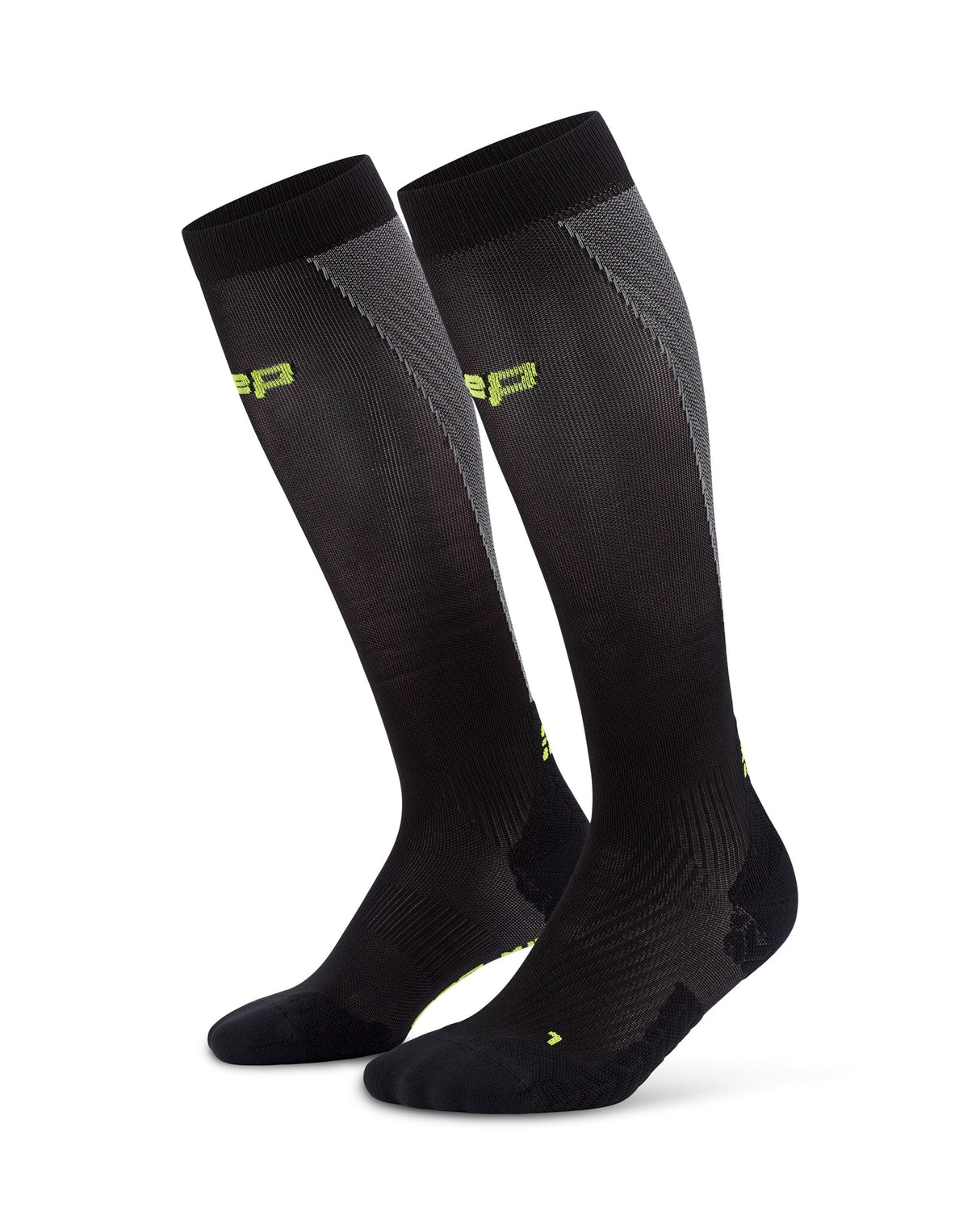 CEP Core Run Ultralight Compressiekousen - Zwart/grijs