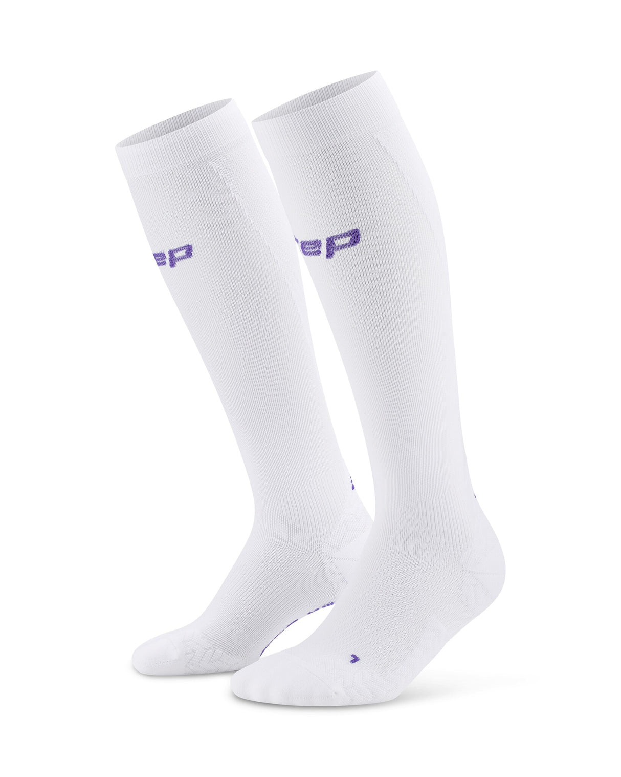 CEP Core Run Ultralight Compressiekousen - Wit